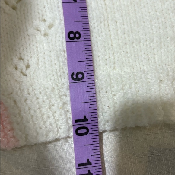 Vintage Pink and White Baby Knit Set - Picture 12 of 15
